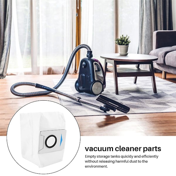 10 st dammsugarpåsar för Deebot X1 Omni Turbo robotdammsugare