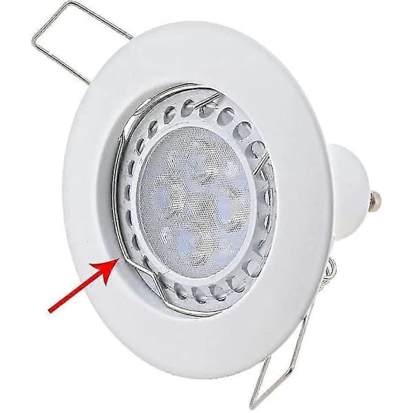 4 st Fjäderklämmor, Klämmor & LED-lamphållare Binaural version MR16 Binaural version MR16