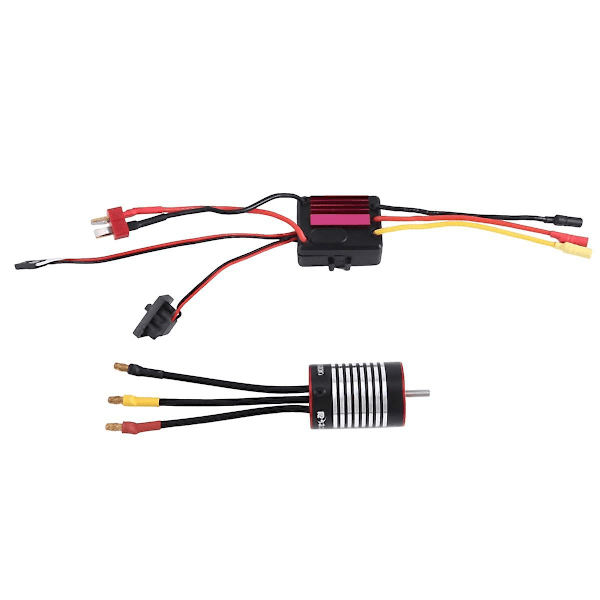 Vattentät 2838 3800kv borstlös motor med 30a Esc Combo Set för 1/8 1/10 1/12 Rc Crawler Car Truc