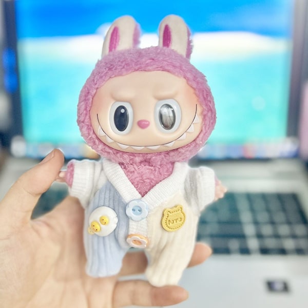 [HH] Kawaii Kläder Outfit Tillbehör för Kpop Labubu Idol Dockor Overall Set Kläder 78