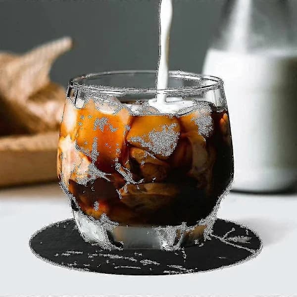 Læderunderlag Spildbeskyttelse Til Bordplade Holdbart Og Skridsikkert Læderunderlag Passer Til Standard - black marble