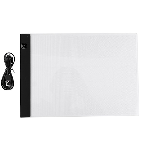 Led Lighted Drawing Board Ultra A4 Tegnebord Tablett Lys Pude Skissebok Blank Canvas For Pain