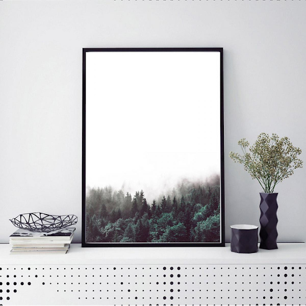 Wekity Havet og Chopin Manuskripter Vægkunst Lærredstryk Plakat, Enkelt Mode Fotografi Kunst Dekoration til Hjem Stue Soveværelse Kontor (Sæt af 3 U