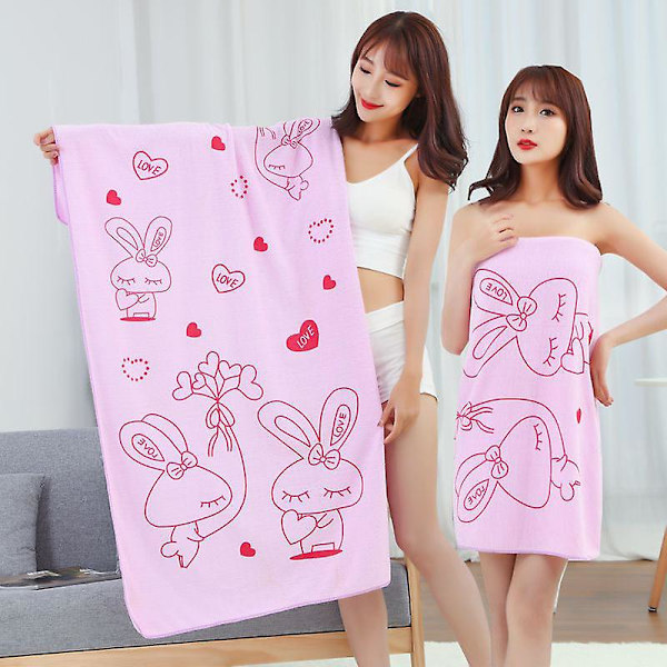 Cartton Unicorn Superfine Fiber Bath Towels Fashion Lady Wearable Fast Drying Magic Bath Towel Beach Spa Bathrobes Bathing Skirt