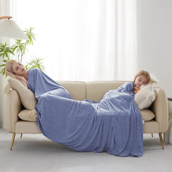 HA~Køleplaid, til nattesved Voksne Børn Varme Sovere 150 * 200cm - Q-Max >0.5