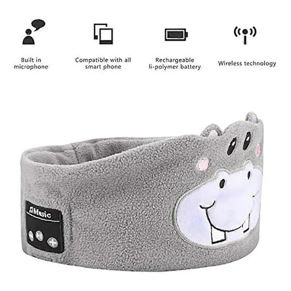 Bluetooth V5.0 Panta lapsille, Bluetooth-unimaski pehmeillä kaiuttimilla ja mikrofonilla