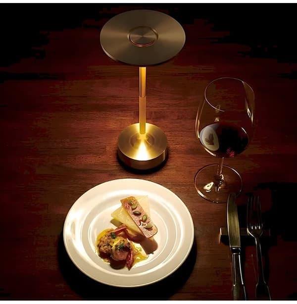 Bordlampe Trådløs / Skrivebordslampe - LED-lampe, 3-trinns dimming