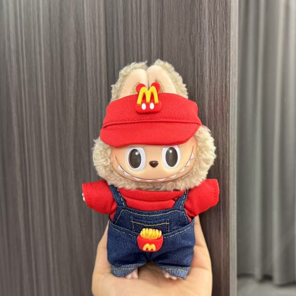 [HH] 17cm Labubu Kläder och Accessoarer Endast Designer, Dockor Ingår Ej, Labubus Original Klädset för La Bubu Docka for 17cm doll CN39