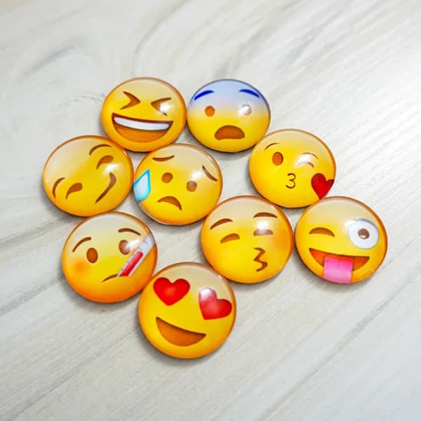 HA-Emoji kylskåpsmagnet, Smiley kylskåpsmagnet, 3D Emoji Magnet 25{DH}