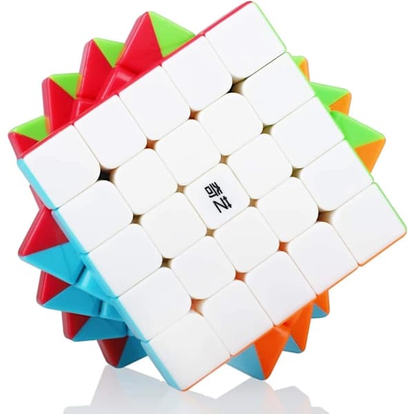 Speed ​​Cube 5x5 5x5x5 tarraamaton taikakuutio palapeli taikanopeus