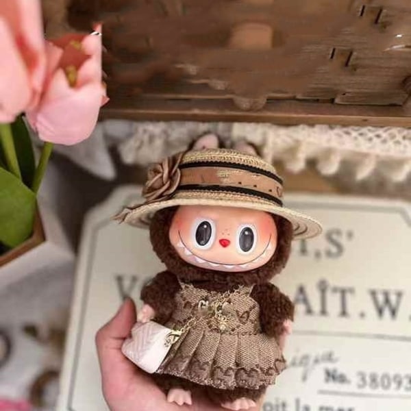 [HH] Labubu Klädset Labubu Designer Dio Kjol Anpassning Tillhör Din Labubu GG Package