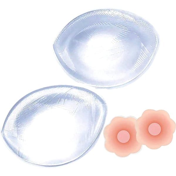 /HH/ silikone BH Indlæg Bryst, BH Pad Inserts Klar - Perfekt