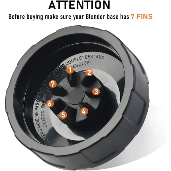 HA-Ersättningsblad för Nutri Ninja Blender{F214}