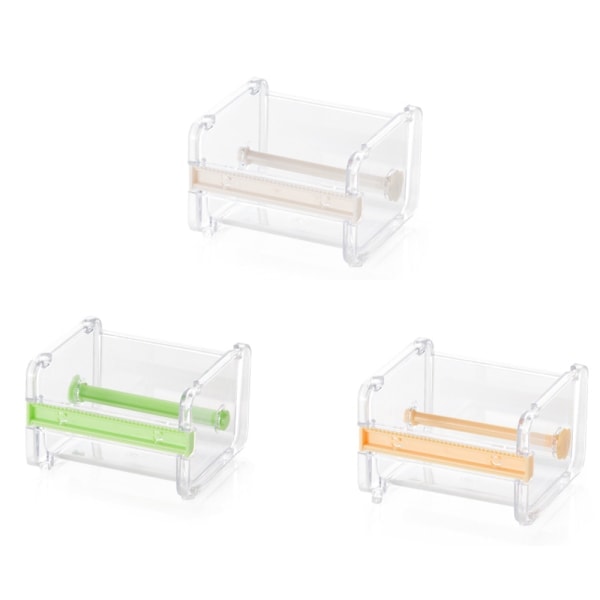 /HA/3 stk. Tape Dispenser Cutter, rulle Tapeholder Organizer, maskeringstape Desktop Tape Diy Sticker Rulle Tape Cutter Holder
