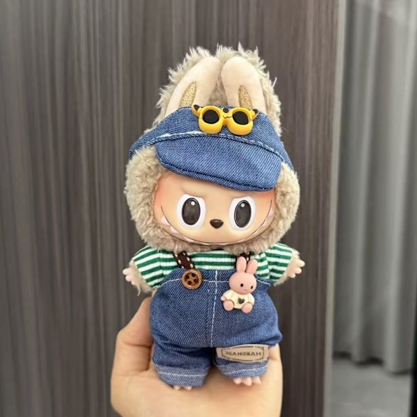 [HH] 17cm Labubu Kläder och Accessoarer Endast Designer, Dockor Ingår Ej, Labubus Original Klädset för La Bubu Docka for 17cm doll CN10