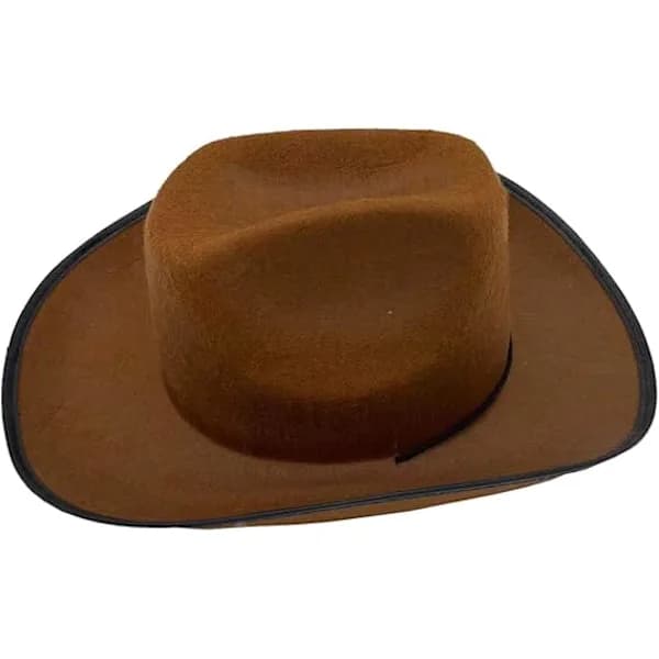 HA~2 stk Cowboyhatte til Voksne Udklædning Brun og Sort