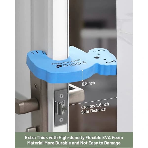 Dörr Fingerskydd 4-pack Mjuk Skumkudde Dörrsäkerhet för Barn