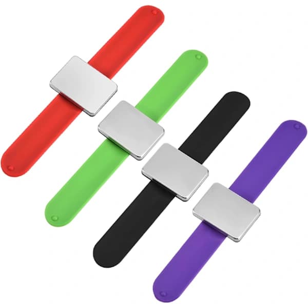HA~Hårfestefeste, Hårstiler Justerbart Magnetisk Armbånd Hårfester for Frisør Barberer 4stk