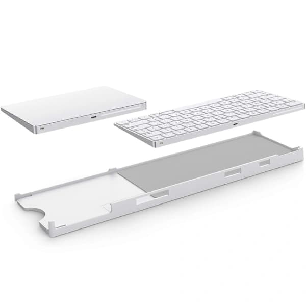BESTAND Justerbart skrivebordsstativ for Apple MagTrackpad 2/3/MagKeyboard 2/3