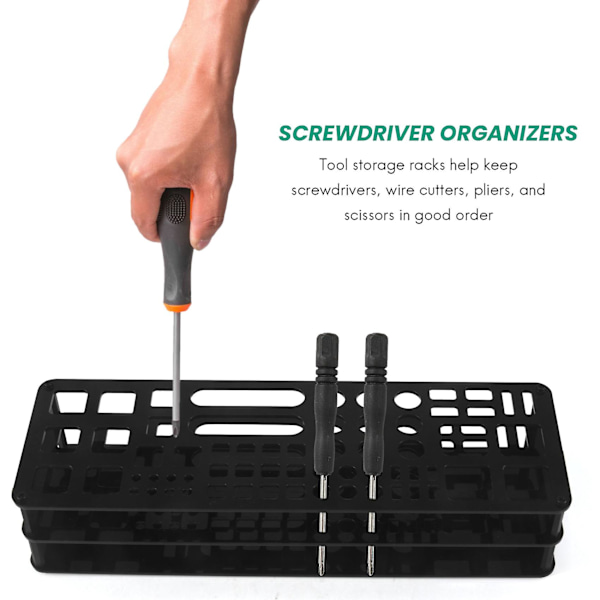 Skruetrækker opbevaringsstativ holder skruetrækker arrangører til hex kryds skruetrækker rc værktøjer kit orga