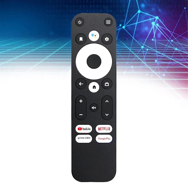 Erstatningsfjernkontroll med stemmestyring for / KM2 Plus Android TV-boks for KM2, KM2 Plus, KM7 Plus, KD3, KD5 [] Svart