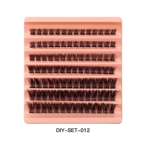 Individuelle klyngevipper Lash Clusters DIY øyenvippeforlengelse