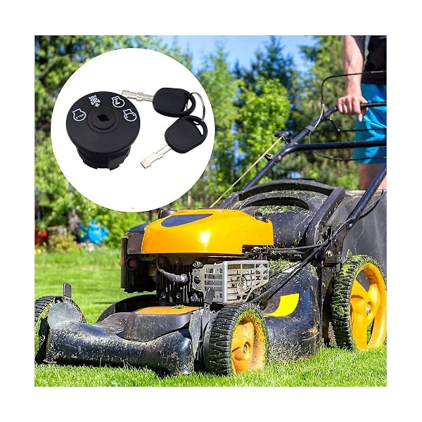 Tændingslås 4 Position Med Nøgle Til Plæneklipper Traktor 193350 532193350