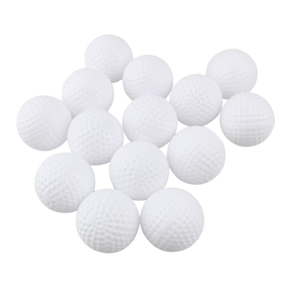 40 stk. øvegolfbolde flyvegolfbolde plastik golftræningsbolde luftstrømsgolfbolde