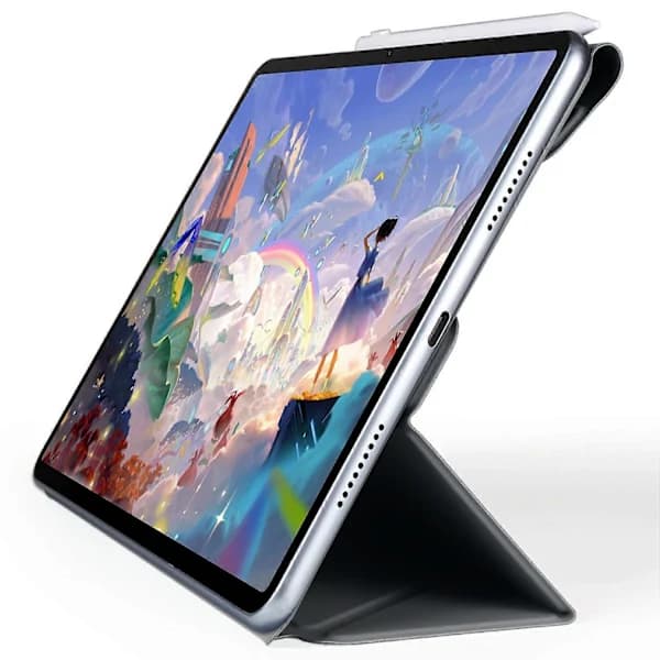 HA~Etui til Huawei MatePad 11.5 S PC+PU Læder Origami Stativ Magnetisk Tablet Beskyttelse - Sort
