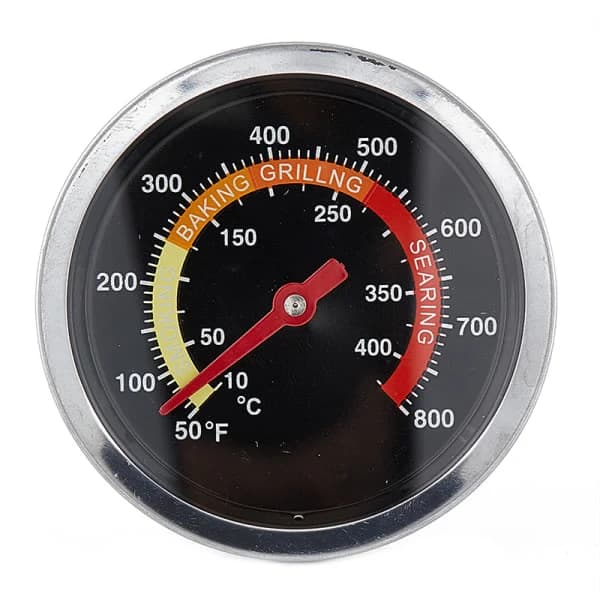 Rustfrit Stål Grill BBQ Røgeovn Termometer Temperatur