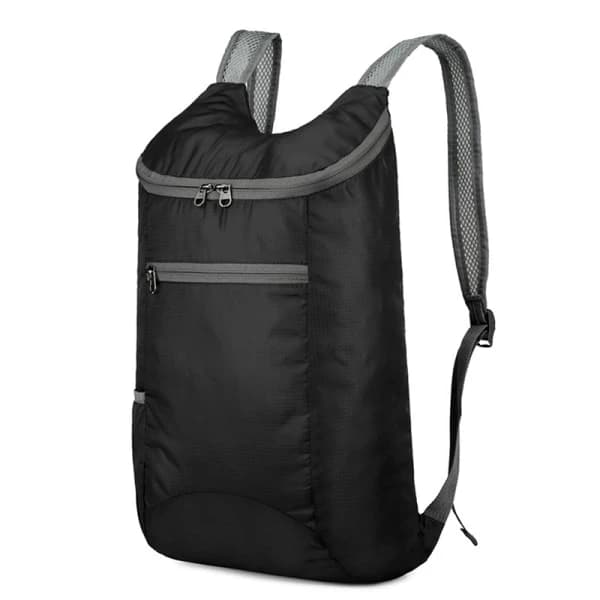HA-Vikbar Ultralight Reppu Ulkoilumatkoille Musta