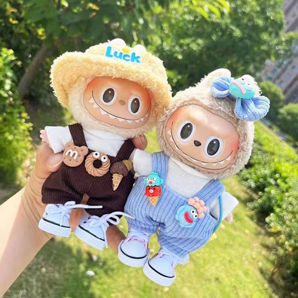 [HH] Labubu Kläder Märkesdesign Kläder Labubu Kläder Väska Skor Utsmyckning Dekorationer Förklädnad