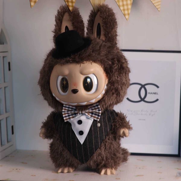 [HH] Zimomo 58cm Kläder Labubu Docka Kläder Popmart Zimomo Labubu Stor Storlek Designer Kläder Endast 58cm handsome clothes only