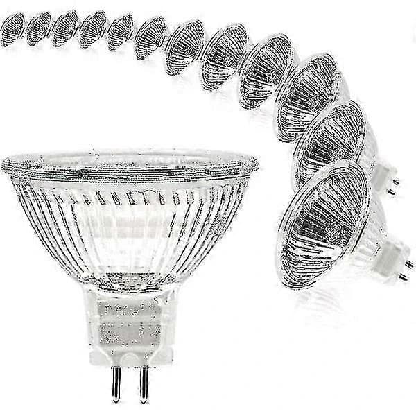 12V 20W MR16 Halogenlamper GU5.3 Base Dimbar 2700K Varmhvit 12-pakning