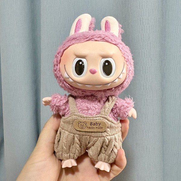 [HH] Kawaii Kläder Outfit Tillbehör för Kpop Labubu Idol Dockor Overall Set Kläder 81