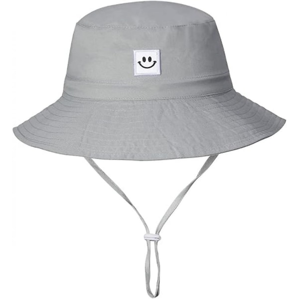 Baby Sun Hat Smile Face UPF 50+ Taaperon Auringonhattu Pojille Tytöille 2kpl