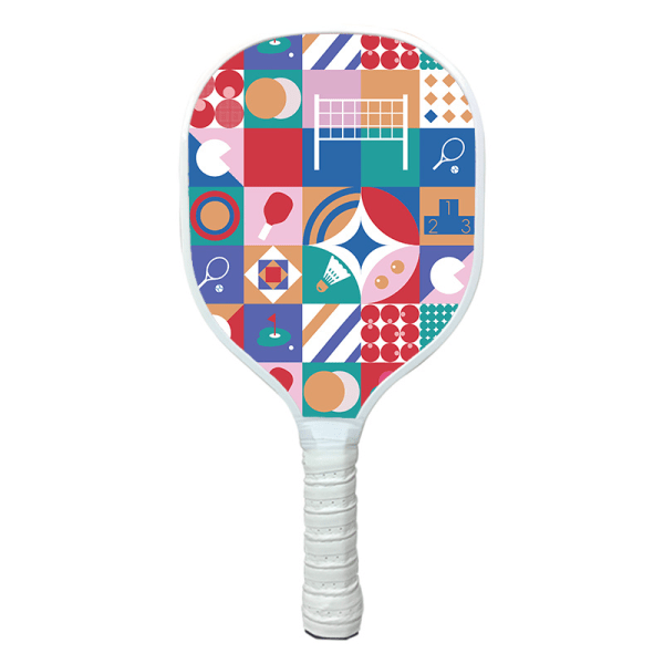 Pick Tennisracket - Enkelt, Mått 40*19,5*3,5 cm, Material: Massivt trä + PET + PU, Färg enligt huvudbild