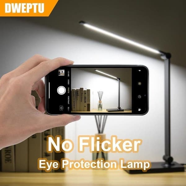 LED Desk Lamp with Touch Control - Dimmable Table Lamp for Home, Office & Bedroom