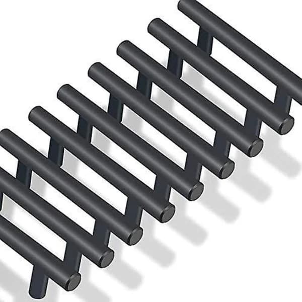 20-pak sort køkkenhåndtag i rustfrit stål (hulafstand: 64 mm)-X76-