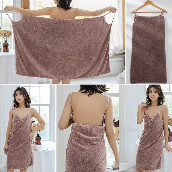 Badehåndklæder Mikrofiber Badekåbe Kvinder Damer Håndklæder Badeværelse Hjem Tekstil Absorberende Brusebad Håndklæde Kvinder Kåbe Bad Bærbare