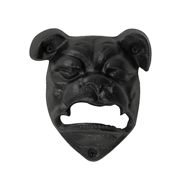 Grossist dödskalle gris björn hund huvud flasköppnare gjutjärn vägg vin öl öppnare