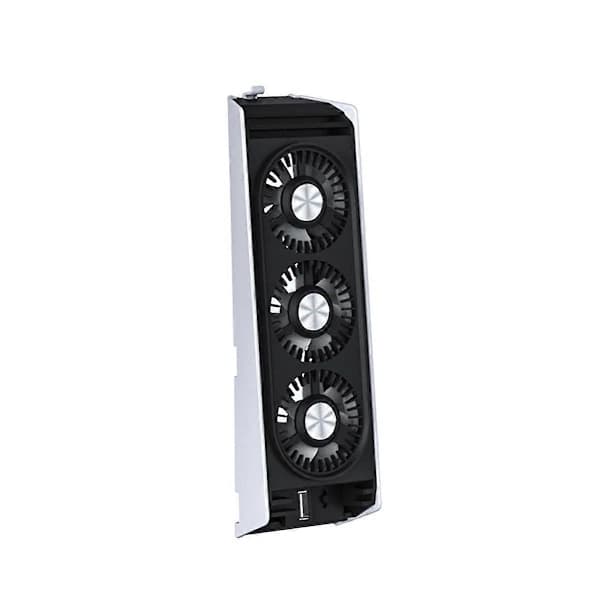 Kjølevifte for PS5 Stillere Vifte LED-lys USB3.0 Hubber