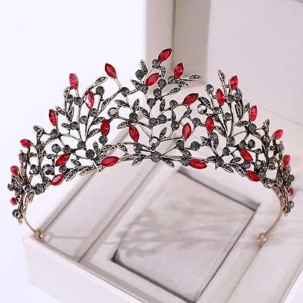 Tiara til kvinder, Queen Gothic Crown, bryllupstiara, brude hårtilbehør til kvinder, pandebånd, WZ-1626R