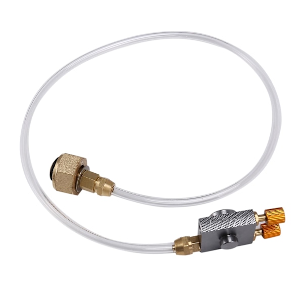 Propanoppfyllingsadapter for utendørs camping, flat gassbeholderkobling, adapter for gasslading med fortrykk