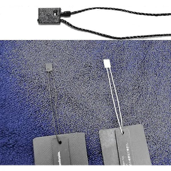1000 kpl Ripustuslappunaru, Nylon Snap Lock Pin Loop -kiinnityskoukkunauha Helppo Nopea