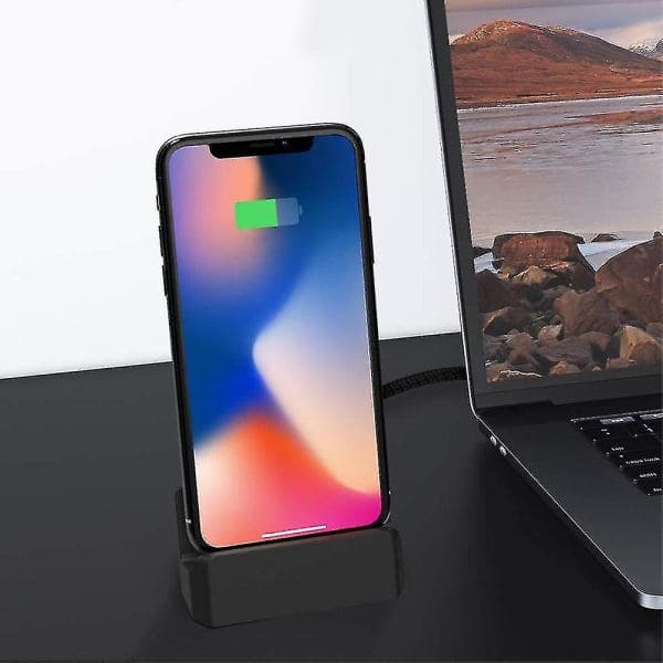 Magnetisk Bordoplader til iPhone, Bærbar Bordopladningsdock