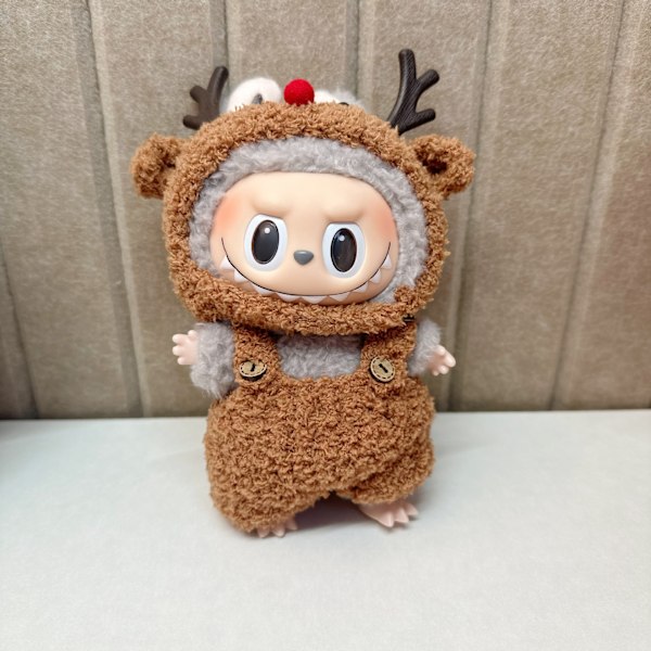 [HH] Labubu Kläder Märkesdesign Kläder Labubu Kläder Väska Skor Utsmyckning Dekorationer Förklädnad Handmade reindeer