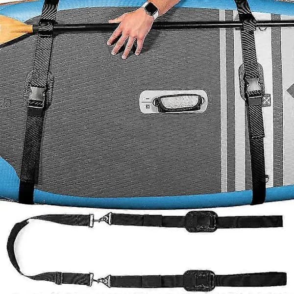 Justerbar bærerem til kajak - Skulderrem til surfbræt - Holder til paddleboard - Kano - Tilbehør til paddleboard