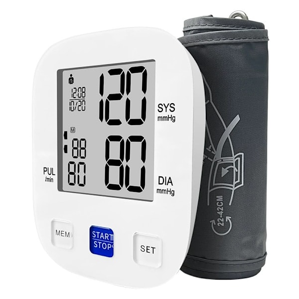 /HH/ Blood Pressure Monitor - Standard Cuff, Accurate Automatic Blood Pressure Monitor with Large Display, USB Cable
