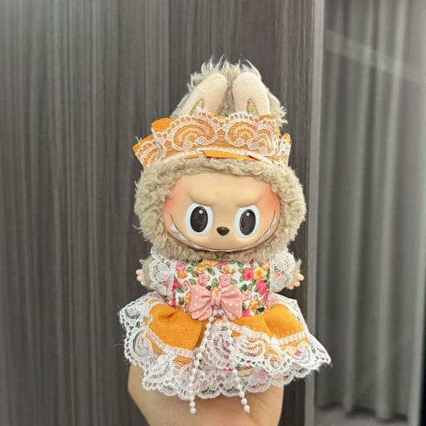 [HH] 17cm Labubu Kläder och Accessoarer Endast Designer, Dockor Ingår Ej, Labubus Original Klädset för La Bubu Docka for 17cm doll CN61